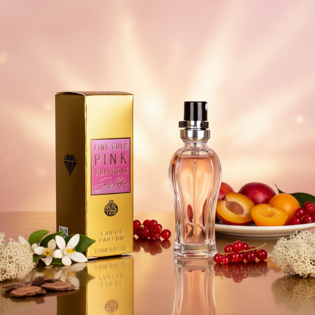 15ml EDP „FINE GOLD PINK VIBRATIONS” – fruchtiger Zitrusduft 9 