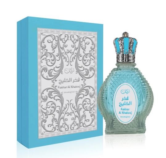 100 ml Eau de Perfume Oriental FAKHAR AL KHALEEJ (TOP: BERGAMOT, GINGER, APPLE; MIDDLE: SAGE, JUNIPER, GERANIUM; BASE: VETIVER, CEDAR, AMBER NOTES, TONKA BEAN, INCENSE) 2 