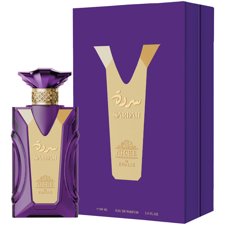 100 ml Eau de Perfume Oriental SARDAH (TOP: Saffron, Osmanthus and Magnolia; MIDDLE: Passionfruit, Tuberose, Patchouli and Agarwood (Oud); BASE: Madagascar Vanilla, Ambroxan, Myrrh, Musk, Incense and Cedarwood) 1 