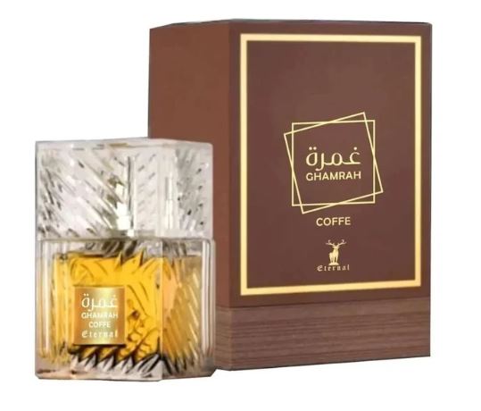 100 ml Eau de Perfume Oriental GHAMRAH COFFE (TOP: CINNAMON, CARDAMOM, GINGER; MIDDLE: PRALINE, COFFEE, WHITE FLOWERS; BASE: VANILLA, TONKA BEAN, BENZOIN, MUSK) 2 