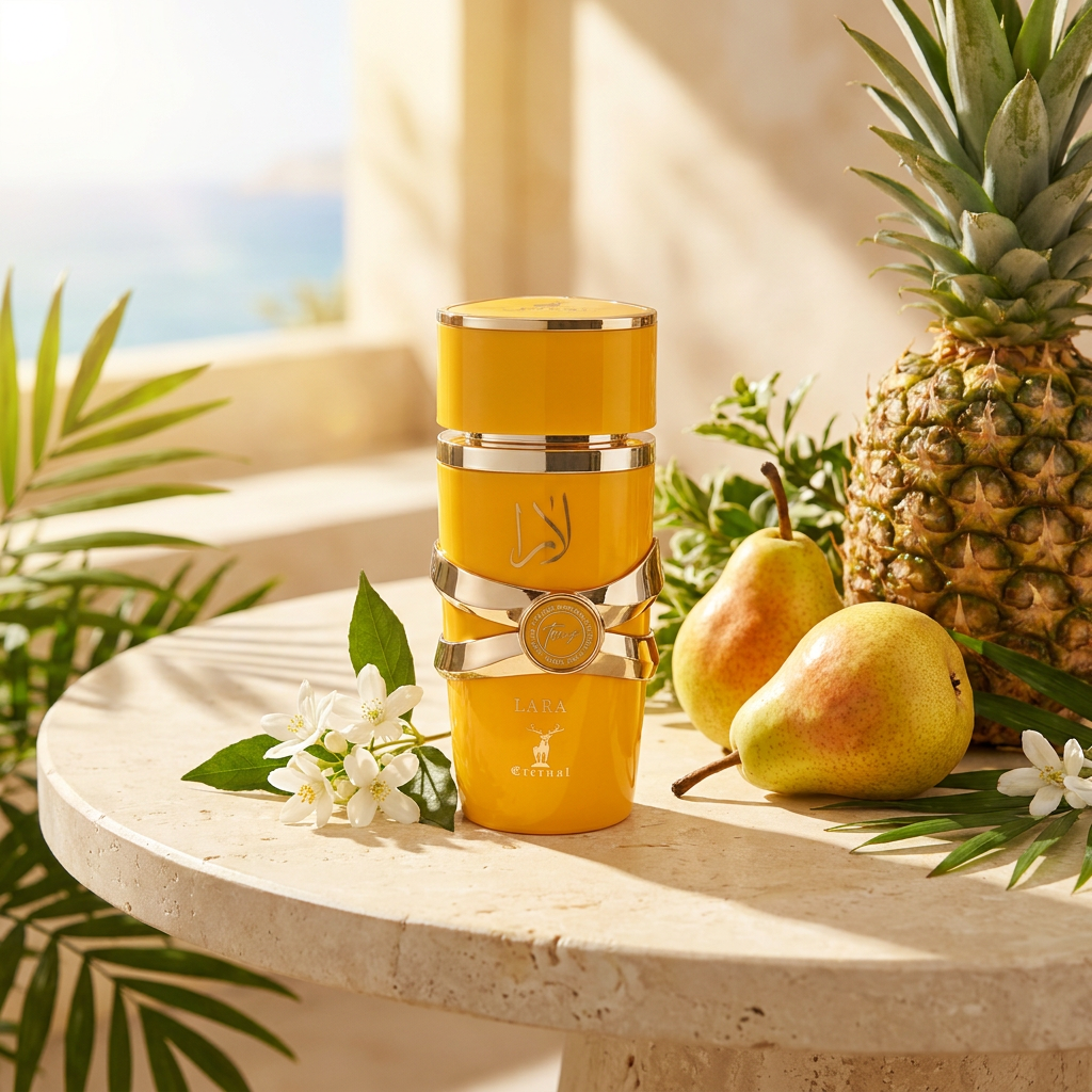 100 ml Eau de Perfume Oriental LARA TOUS (TOP: PEAR, PINEAPPLE, GRAPEFRUIT; MIDDLE: ROSE, COCONUT, TRANSPARENT FLORAL NOTES, JASMINE; BASE: VANILLA, AMBER, MUSK) 3 
