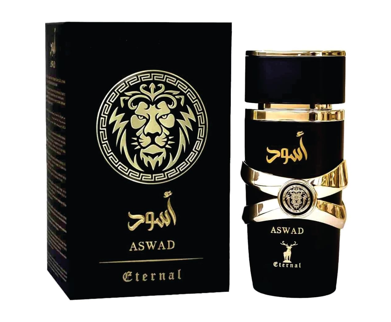 100 ml Eau de Perfume Oriental ASWAD (TOP: BLACK PEPPER, CYPRESS, PINEAPPLE, PINE, ROSEMARY; MIDDLE: FIRBALSAM, PATCHOULI, INCENSE; BASE: LABDANUM, AMBER, CITRUS, CASHMERE WOOD, VANILLA, DRY WOODS) 2 
