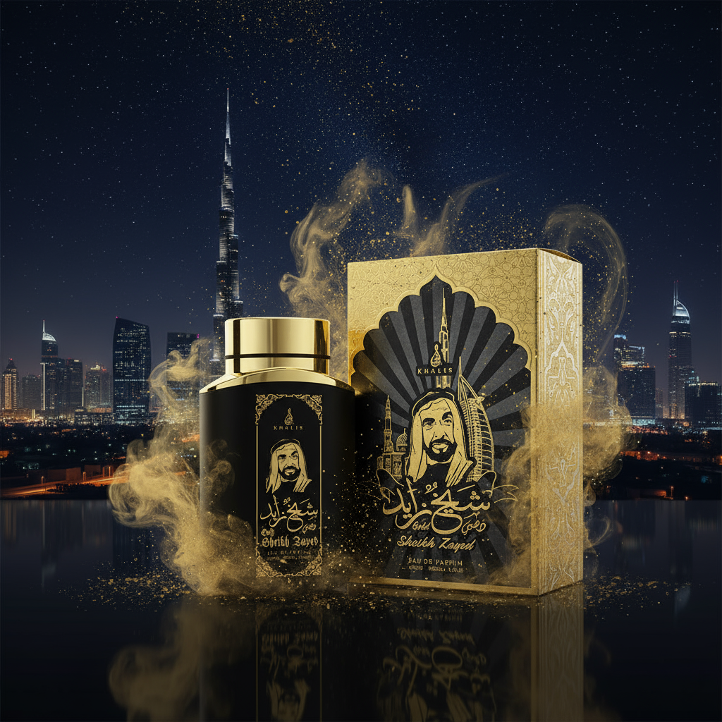 100 ml Eau de Parfum SHEIKH ZAYED GOLD Würzig-Holziger Duft für Männer 3 