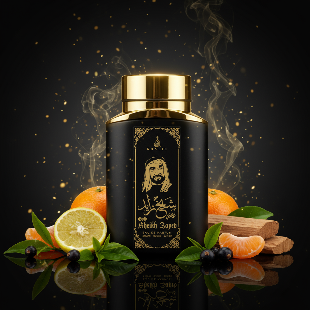 100 ml Eau de Parfum SHEIKH ZAYED GOLD Würzig-Holziger Duft für Männer