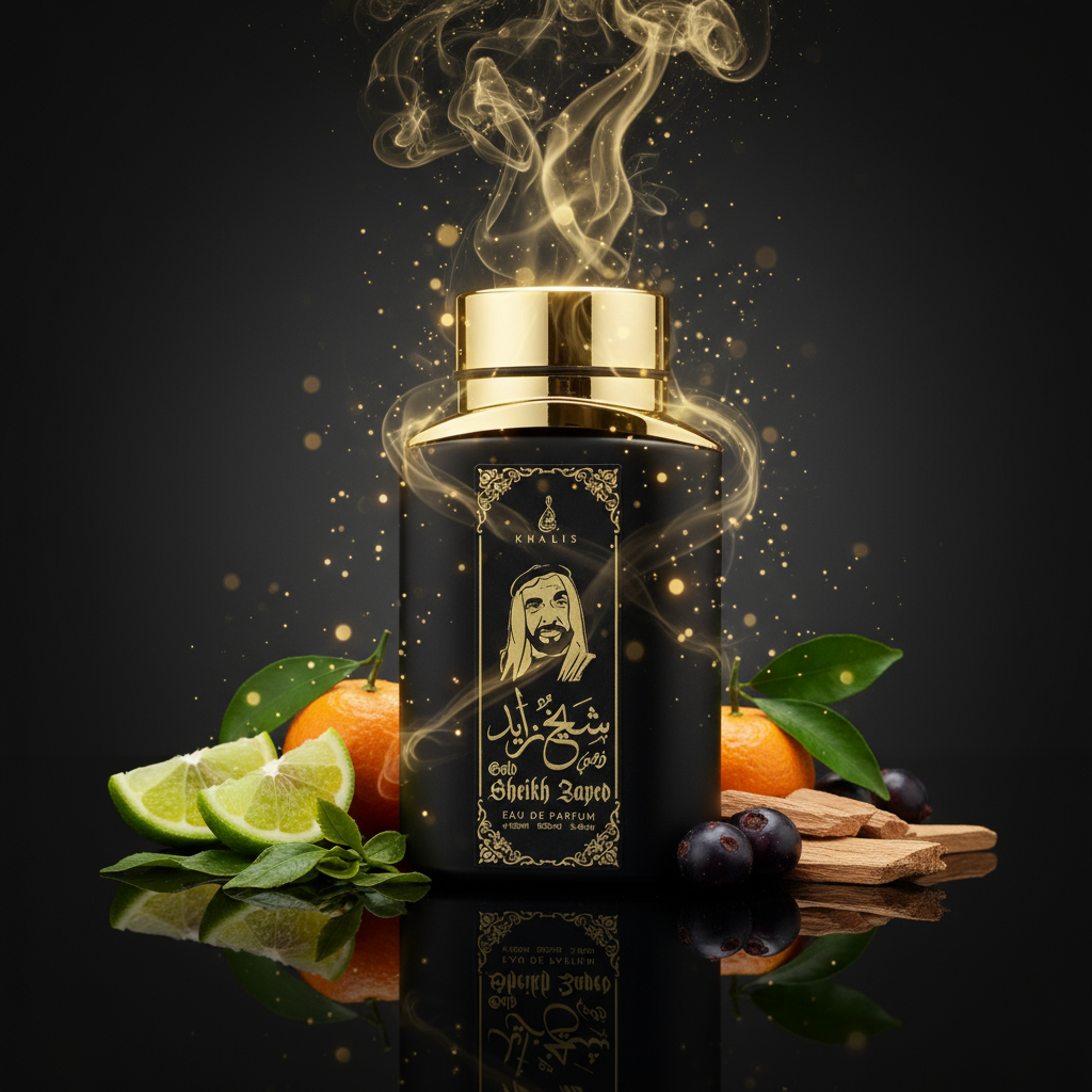 100 ml Eau de Parfum SHEIKH ZAYED GOLD Würzig-Holziger Duft für Männer 7 