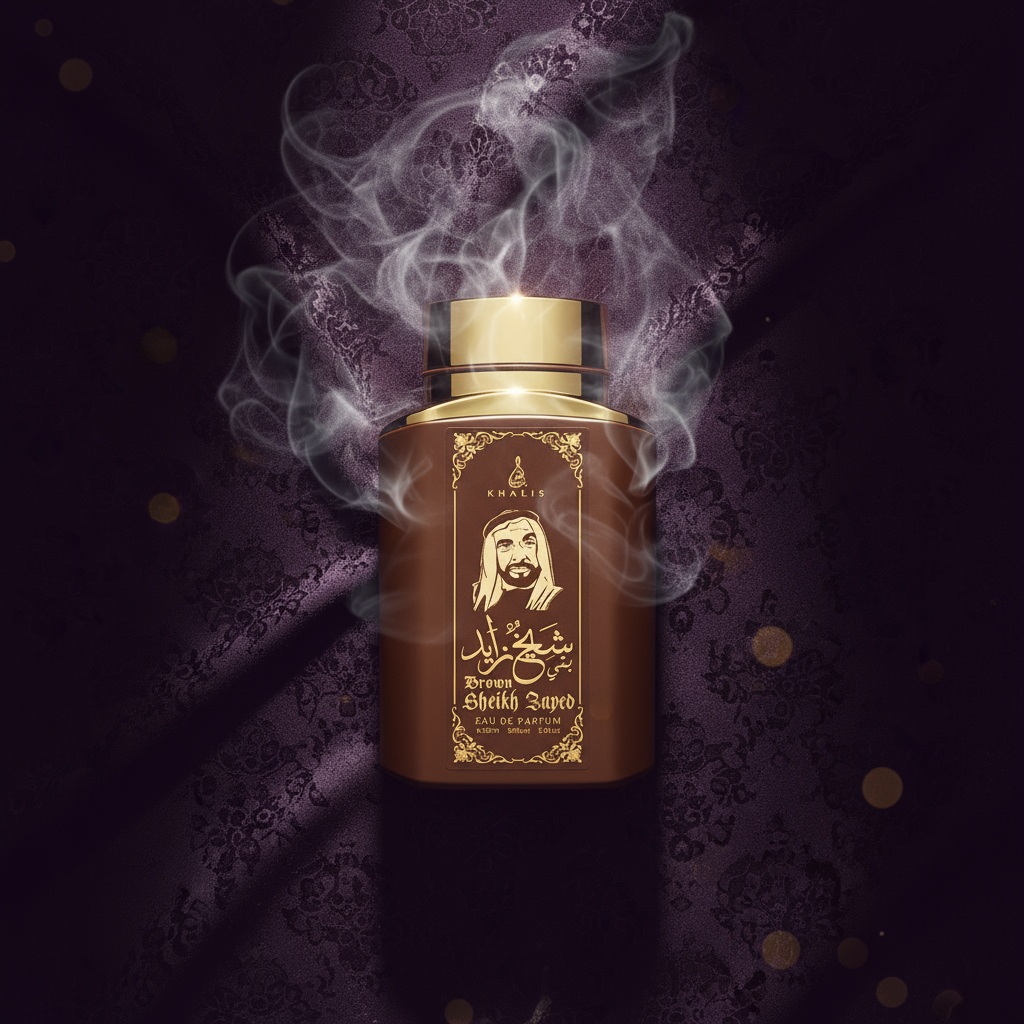 100 ml Eau de Parfum SHEIKH ZAYED BROWN Oud-Vanille-Duft für Männer