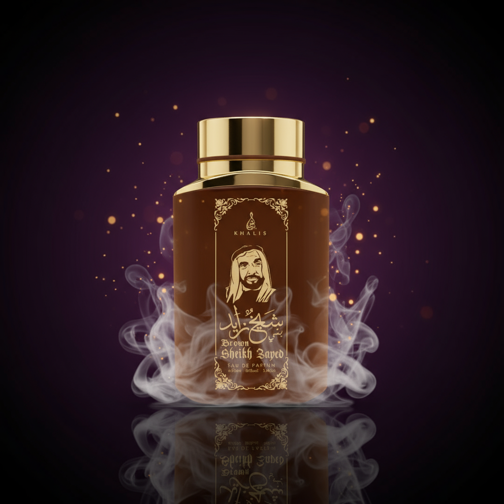 100 ml Eau de Parfum SHEIKH ZAYED BROWN Oud-Vanille-Duft für Männer 5 