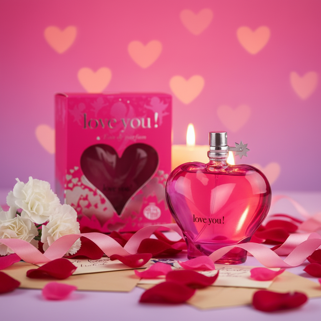 100 ml Eau de Parfum "Love You Pink" Fruchtiger Zitrusduft für Frauen