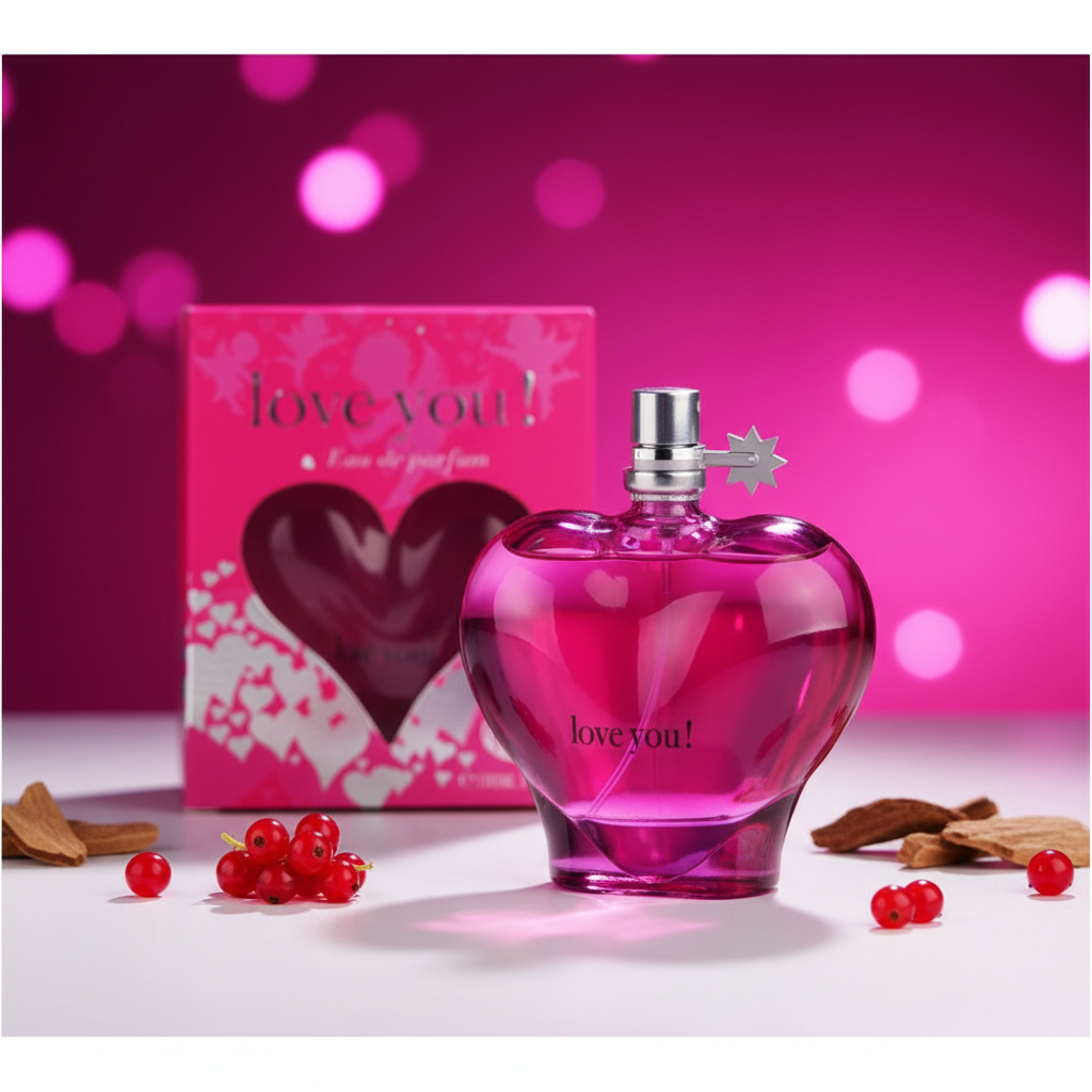 100 ml Eau de Parfum "Love You Pink" Fruchtiger Zitrusduft für Frauen