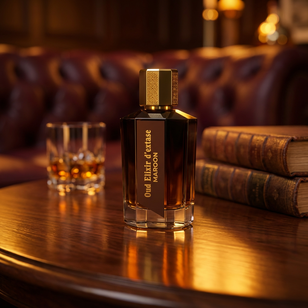 EDP 100ml "Oud Elixir D’extase Maroon" - orientalischer holziger Duft 3 