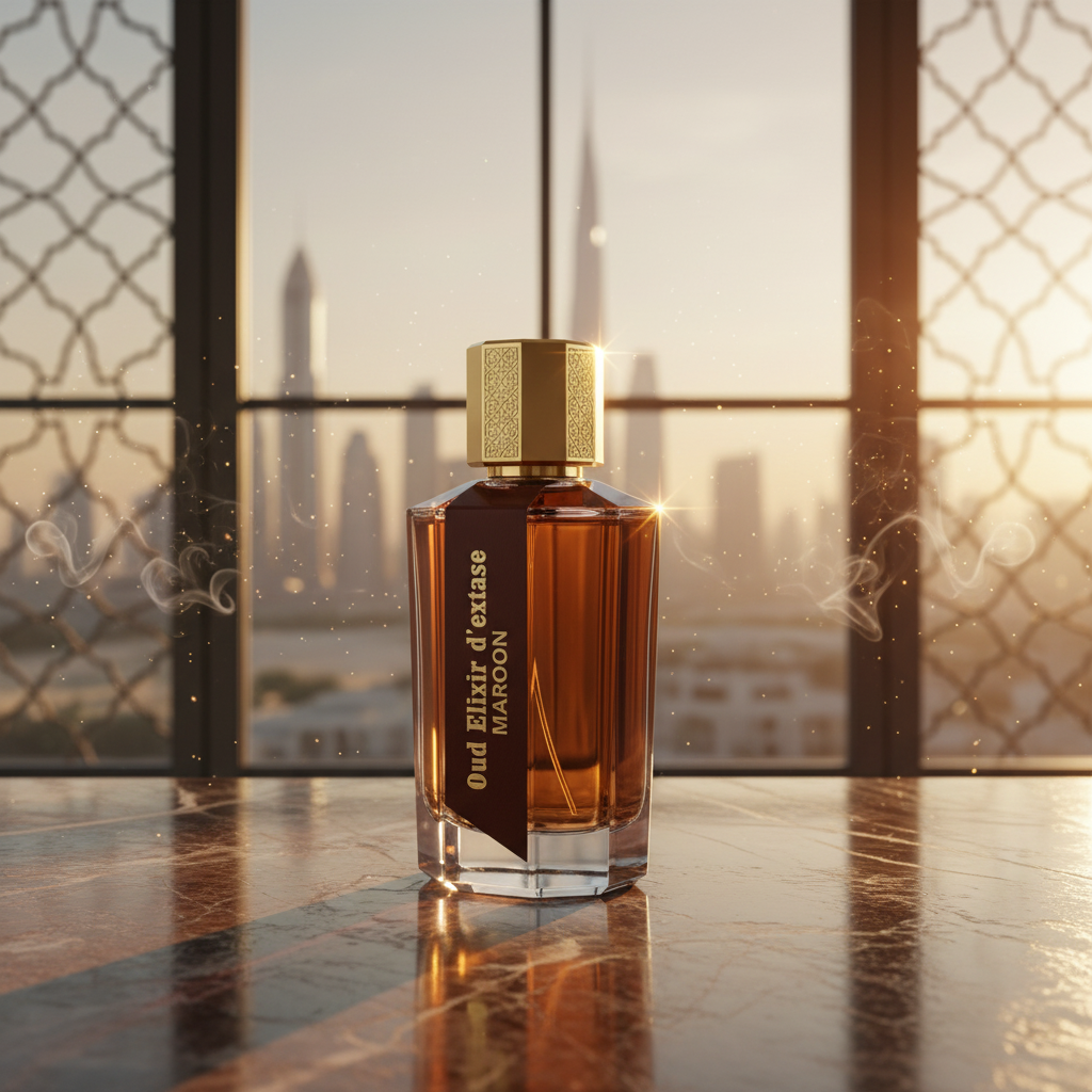 EDP 100ml "Oud Elixir D’extase Maroon" - orientalischer holziger Duft