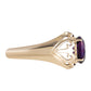 Goldring mit marokkanischem Amethyst