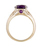 Goldring mit marokkanischem Amethyst