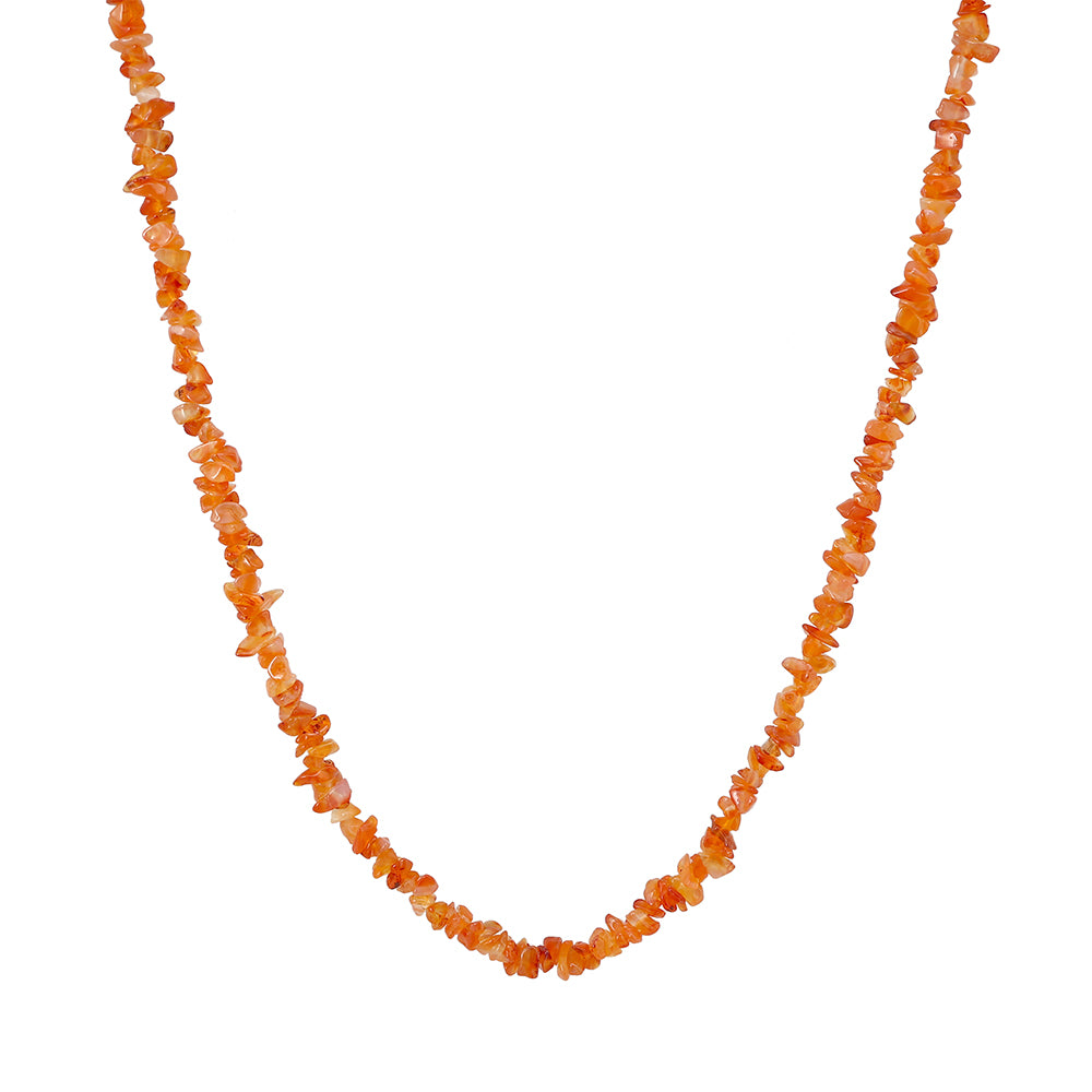 Schmuckgarnitur aus Nugget mit Amethyst und Karneol
