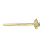 Goldring mit brasilianischem Smaragd