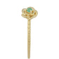 Goldring mit brasilianischem Smaragd