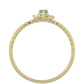 Goldring mit brasilianischem Smaragd