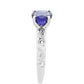 Silberring mit Thai Saphir