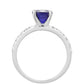 Silberring mit Thai Saphir