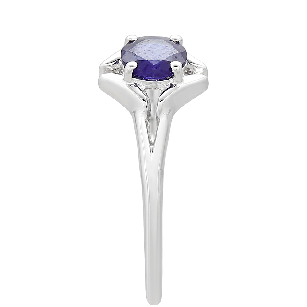 Silberring mit Thai Saphir