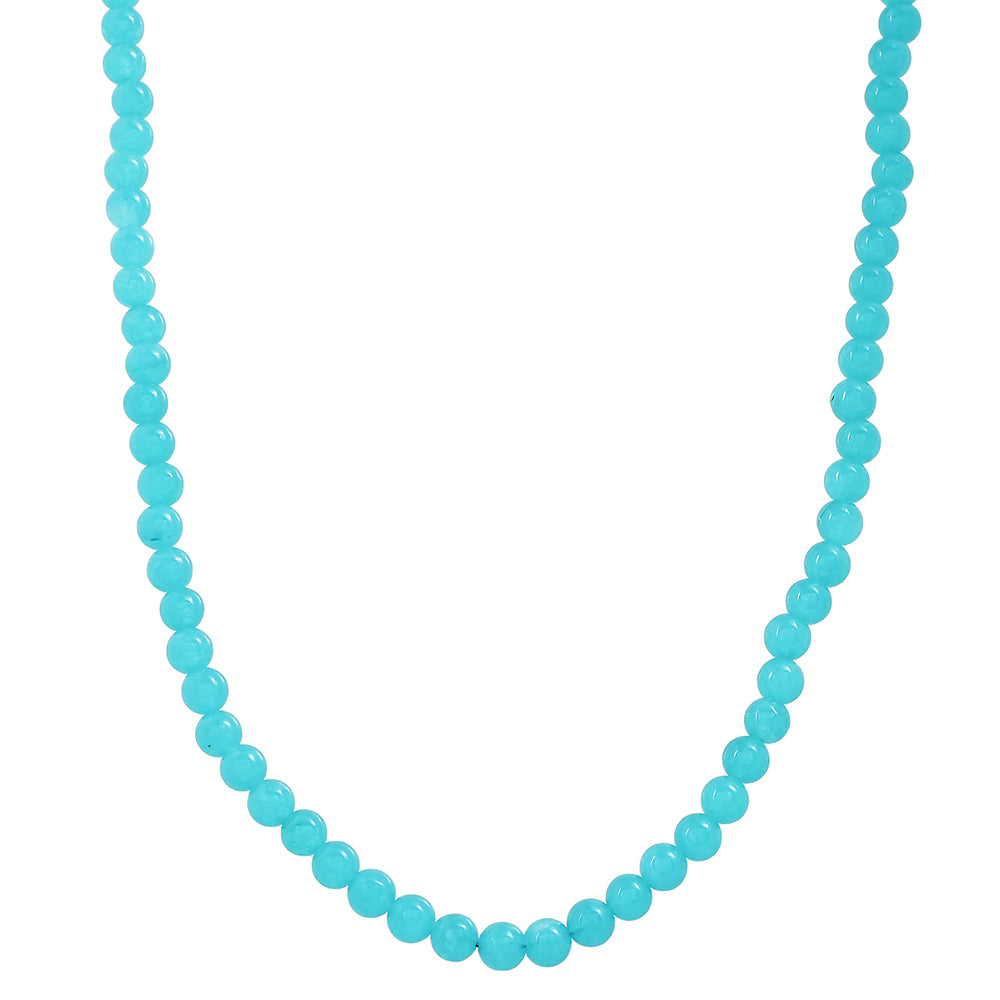 Nugget Halskette mit Paraiba Quarz 1 