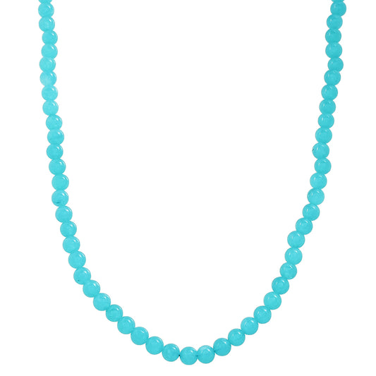 Nugget Halskette mit Paraiba Quarz