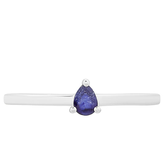 Silberring mit Thai Saphir