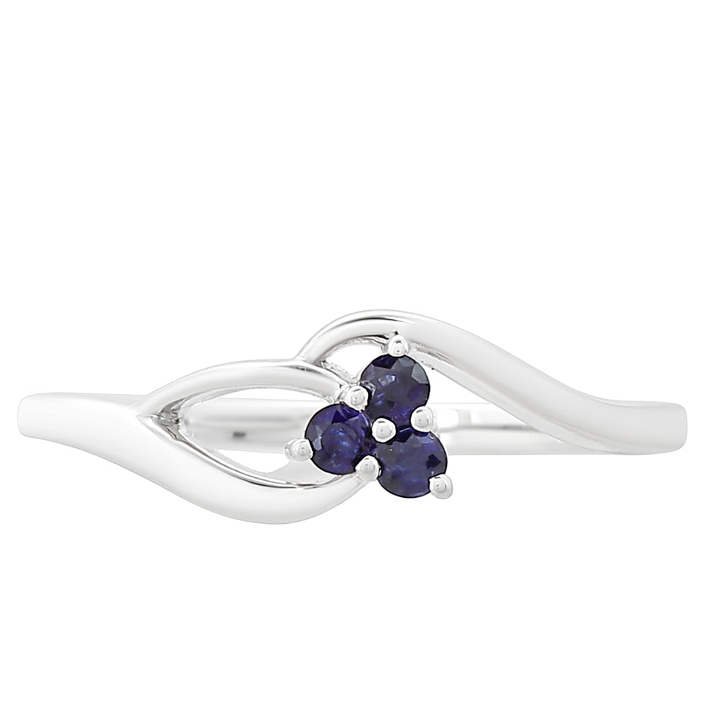 Silberring mit Thai Saphir