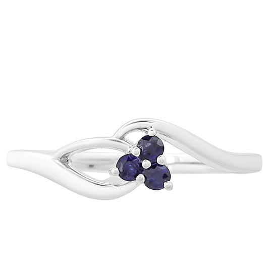 Silberring mit Thai Saphir