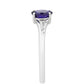 Silberring mit Thai Saphir