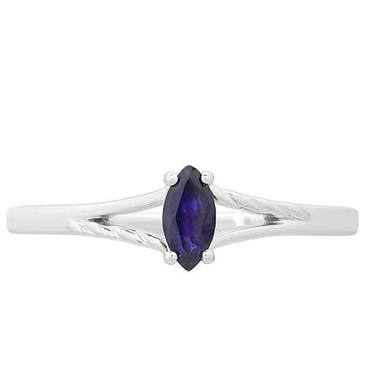Silberring mit Thai Saphir