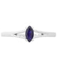 Silberring mit Thai Saphir