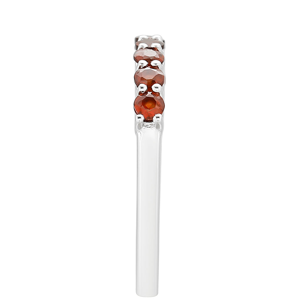 Silberring mit Granat 3 