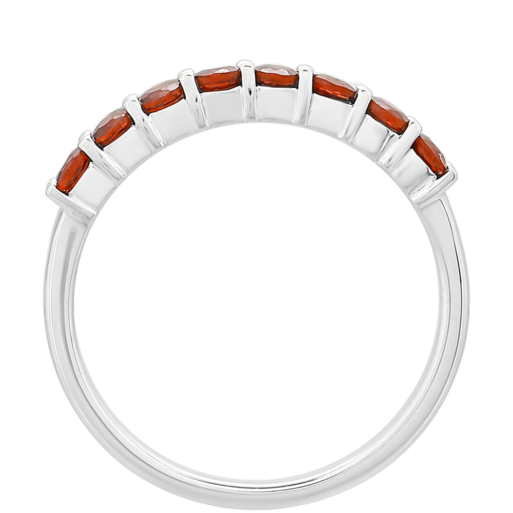 Silberring mit Granat 4 
