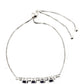 Silberarmband mit Thai Saphir und weißem Topas