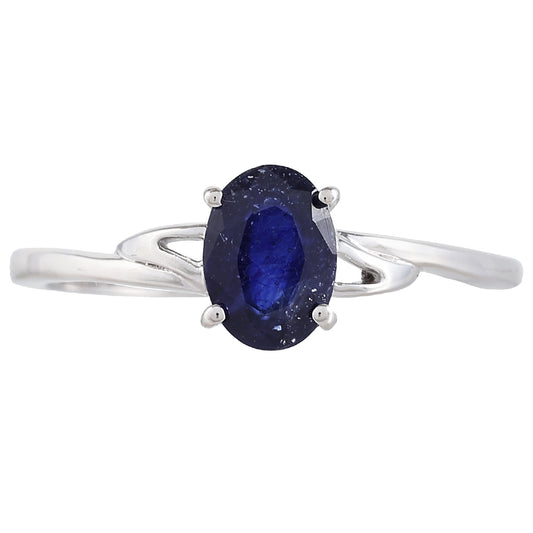 Silberring mit Thai Saphir