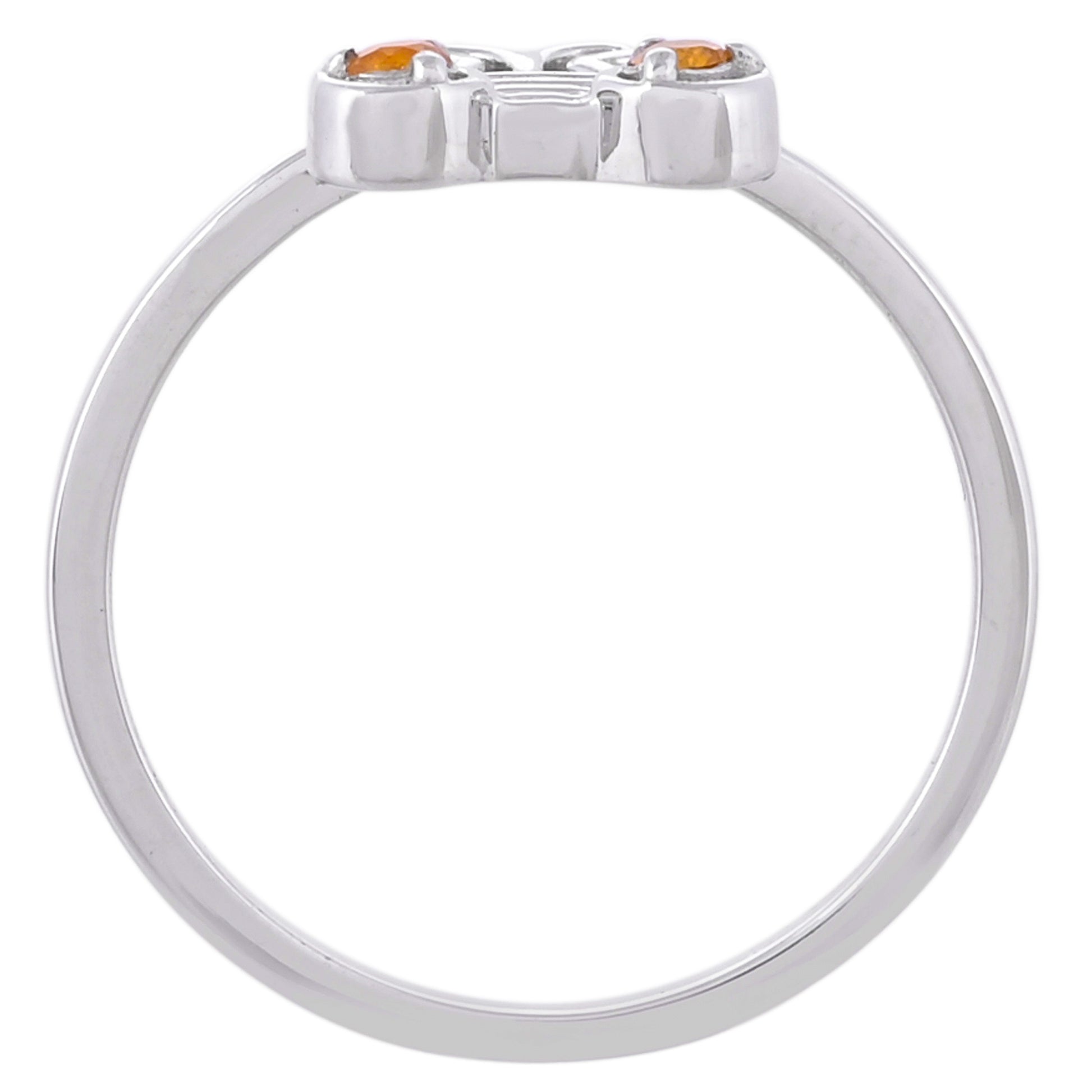 Silberring mit Zitrin 3 