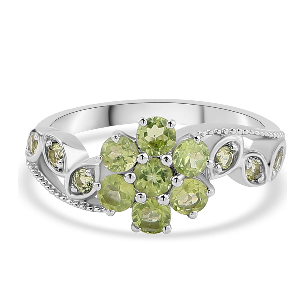 Silberring mit Peridot 1 