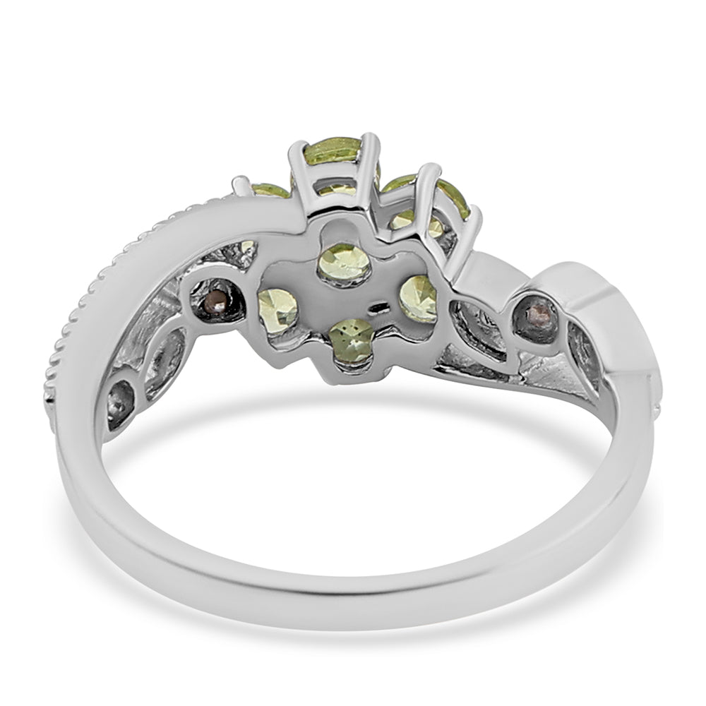 Silberring mit Peridot