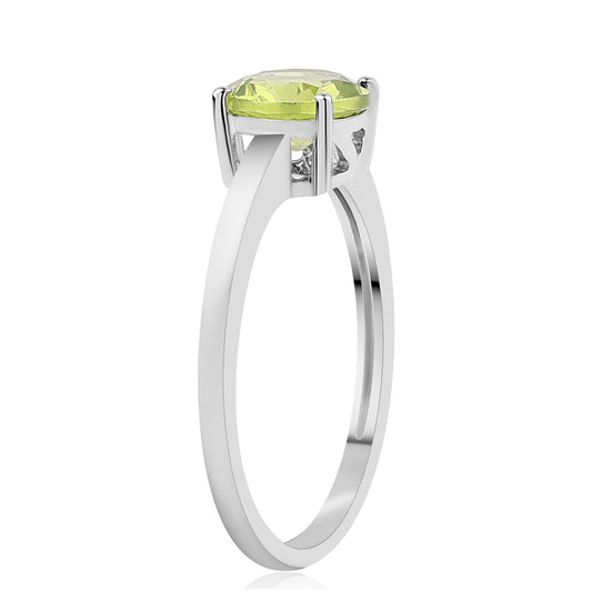 Silberring mit Peridot