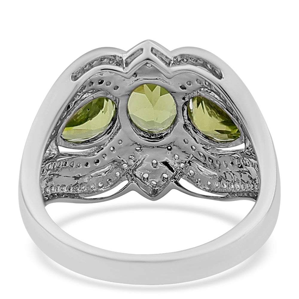 Silberring mit Peridot