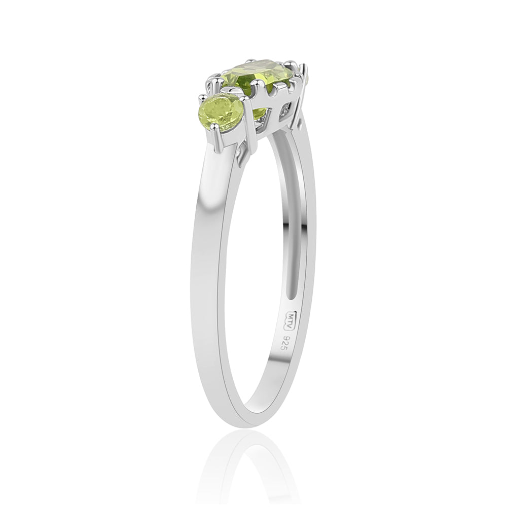 Silberring mit Peridot 2 