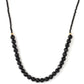 Goldplattierte Silberhalskette mit schwarzem Spinell