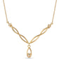 Goldplattierte Silberhalskette mit blauem Diamant und weißem Diamant