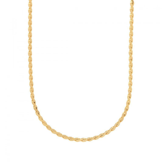 Goldplattierte Silberhalskette