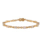 Goldplattiertes Silberarmband mit äthiopischem Opal aus Lega Dembi