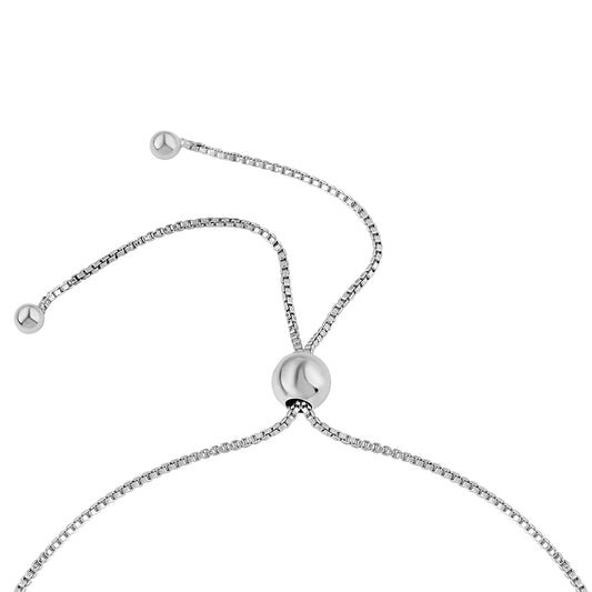 Silberarmband mit Rubellit aus Cruzeiro und weißem Topas