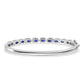 Silberarmband mit australischem blauem Saphir