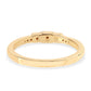 Goldplattierter Silberring mit rotem Diamant