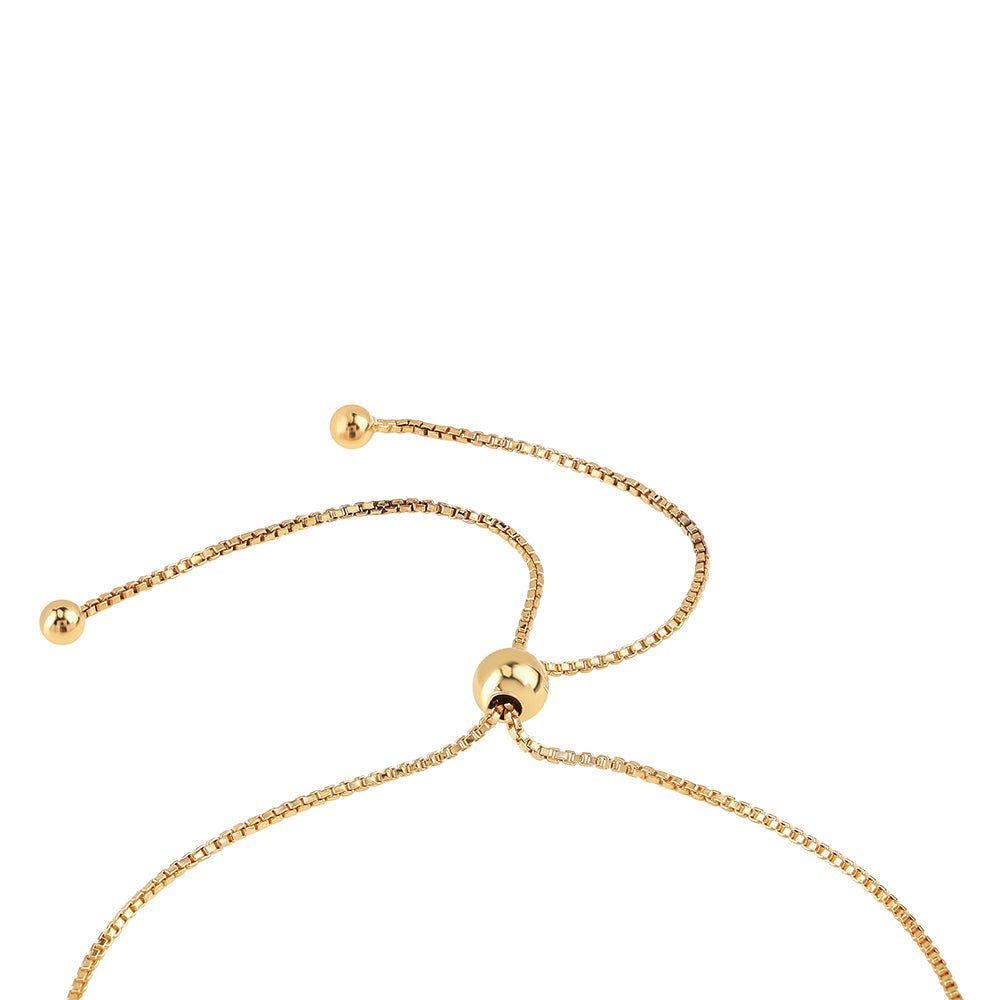 Goldplattiertes Silberarmband mit Dornröschen Türkis und weißem Topas 3 